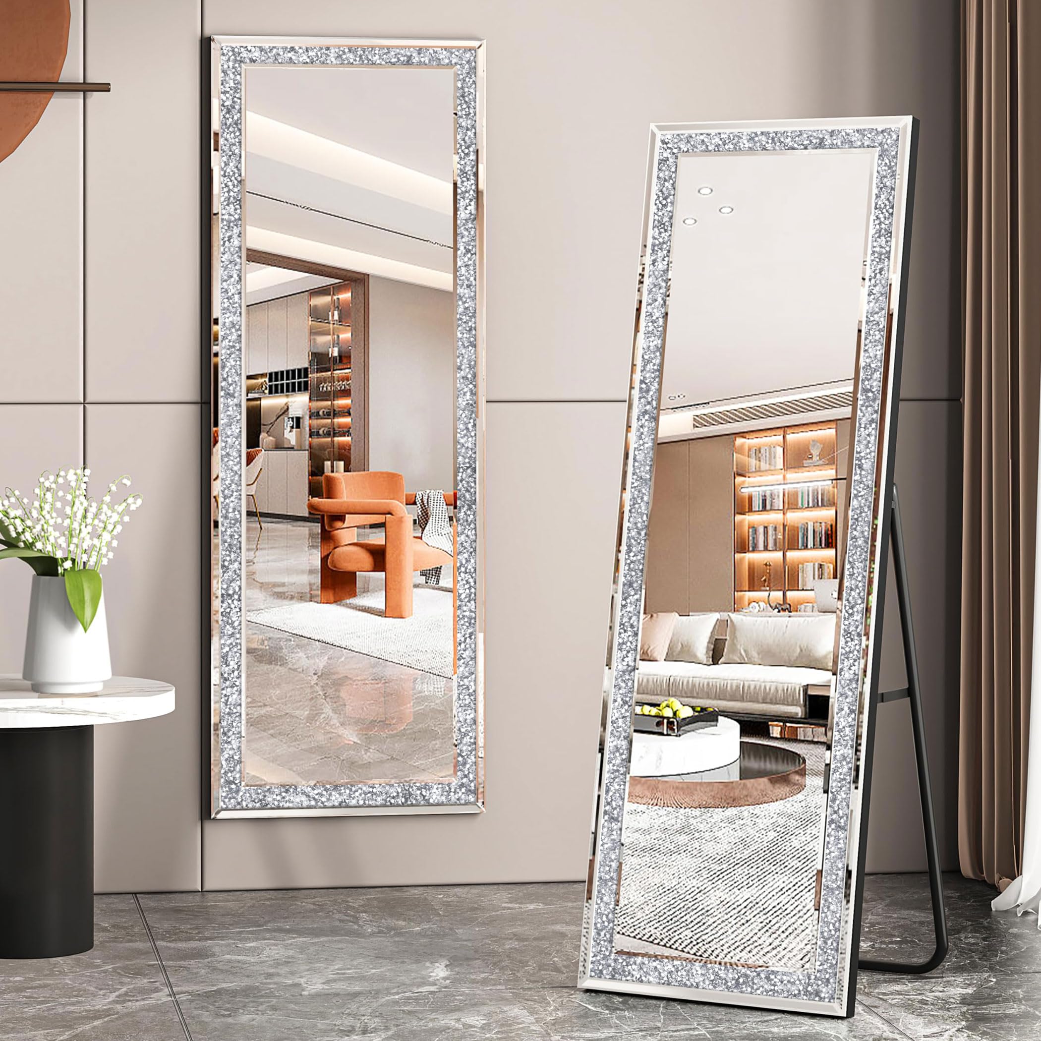 Amazon.com: JACUKO Floor Mirror Full Length 18×59 Inch, Full Body